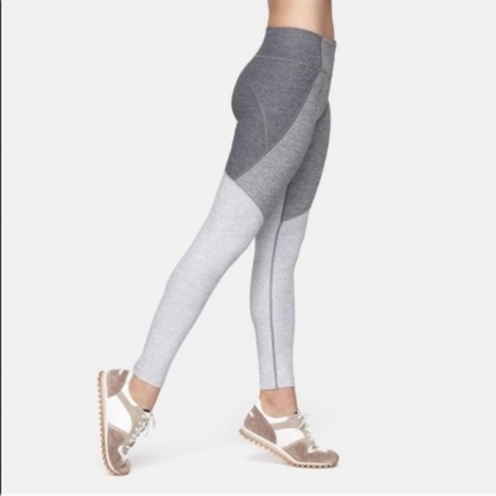 Outdoor Voices Tri Tone Legging Small Colorblock ASO Olivia Culpo Gym Activewear